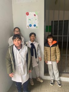 Drawing by a child about guardians of life and care for the planet in an Asoprovida activity.